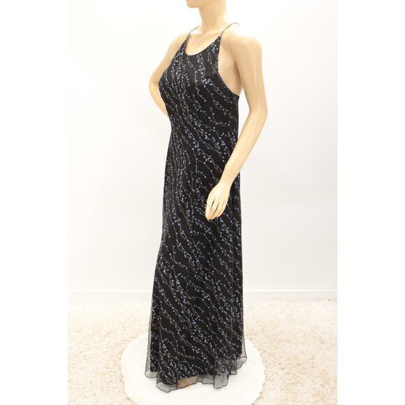 VTG Papell Boutique Evening Dress Women's 16 Y2K Gown Whimsygoth Dark Fairy - Picture 3 of 10